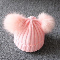 PomBaby™ - Pompom Hat Knitted - 4 Seasons Family