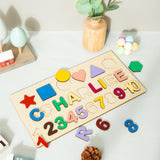 My Cuddle Name™ - Customized Educational Wooden Puzzle - 4 Seasons Family