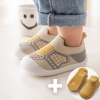 Breathable - Non-Slip Baby Shoe-Socks + Free Non-slip cotton socks (£7.95 Value) - 4 Seasons Family