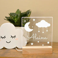 Personalized Calming Night Light - 4 Seasons Family