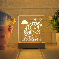 Personalized Calming Night Light - 4 Seasons Family