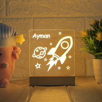 Personalized Calming Night Light - 4 Seasons Family